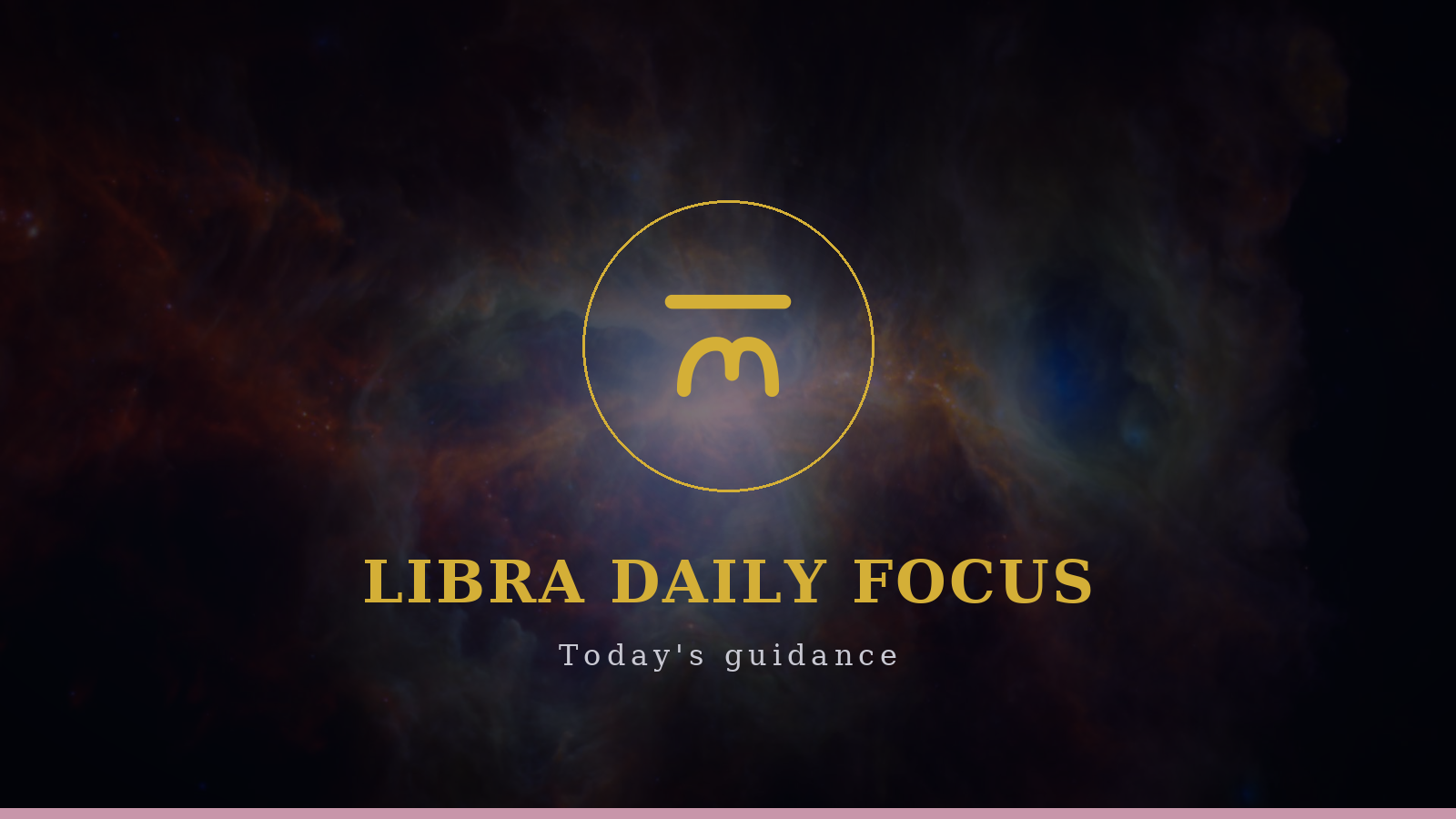 Libra daily focus