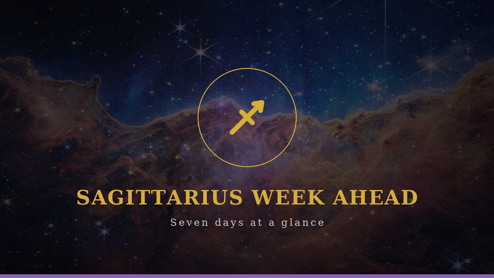 Sagittarius week ahead
