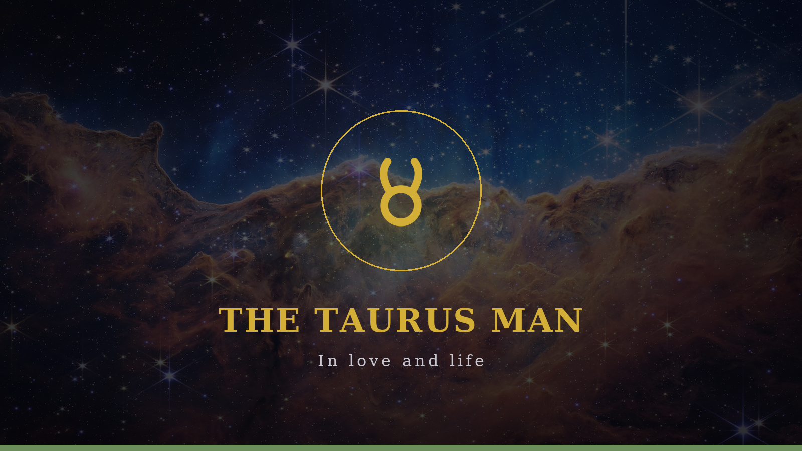 The Taurus man