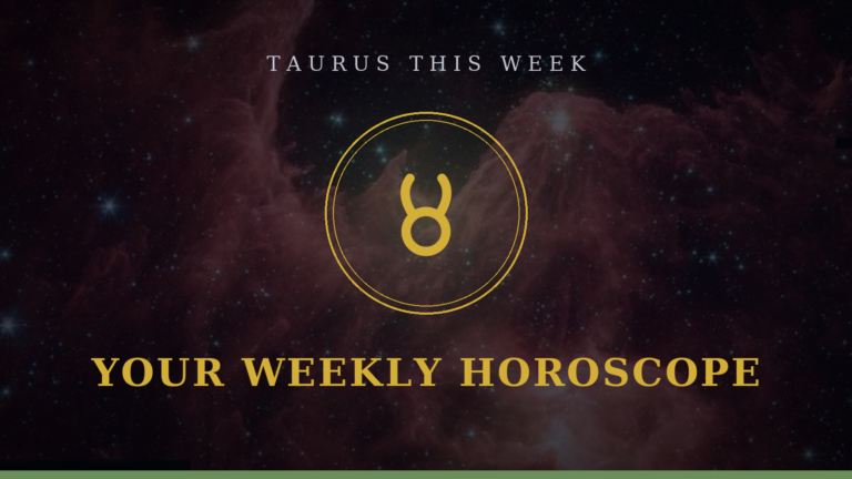 Taurus weekly horoscope: Bull glyph with your 7-day outlook on love, career, and lucky focus