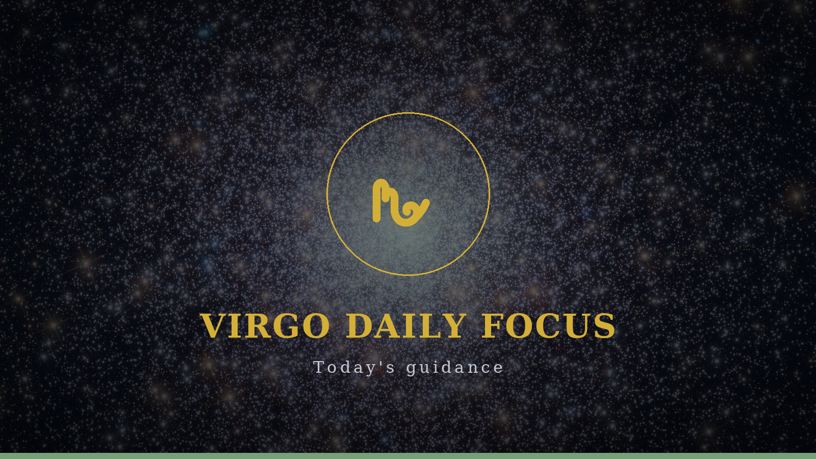 Virgo daily focus