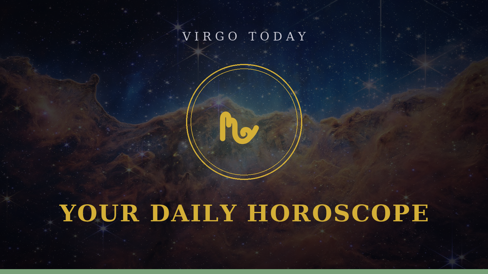 Virgo daily horoscope today: Maiden glyph with your daily reading on love, career, and lucky focus