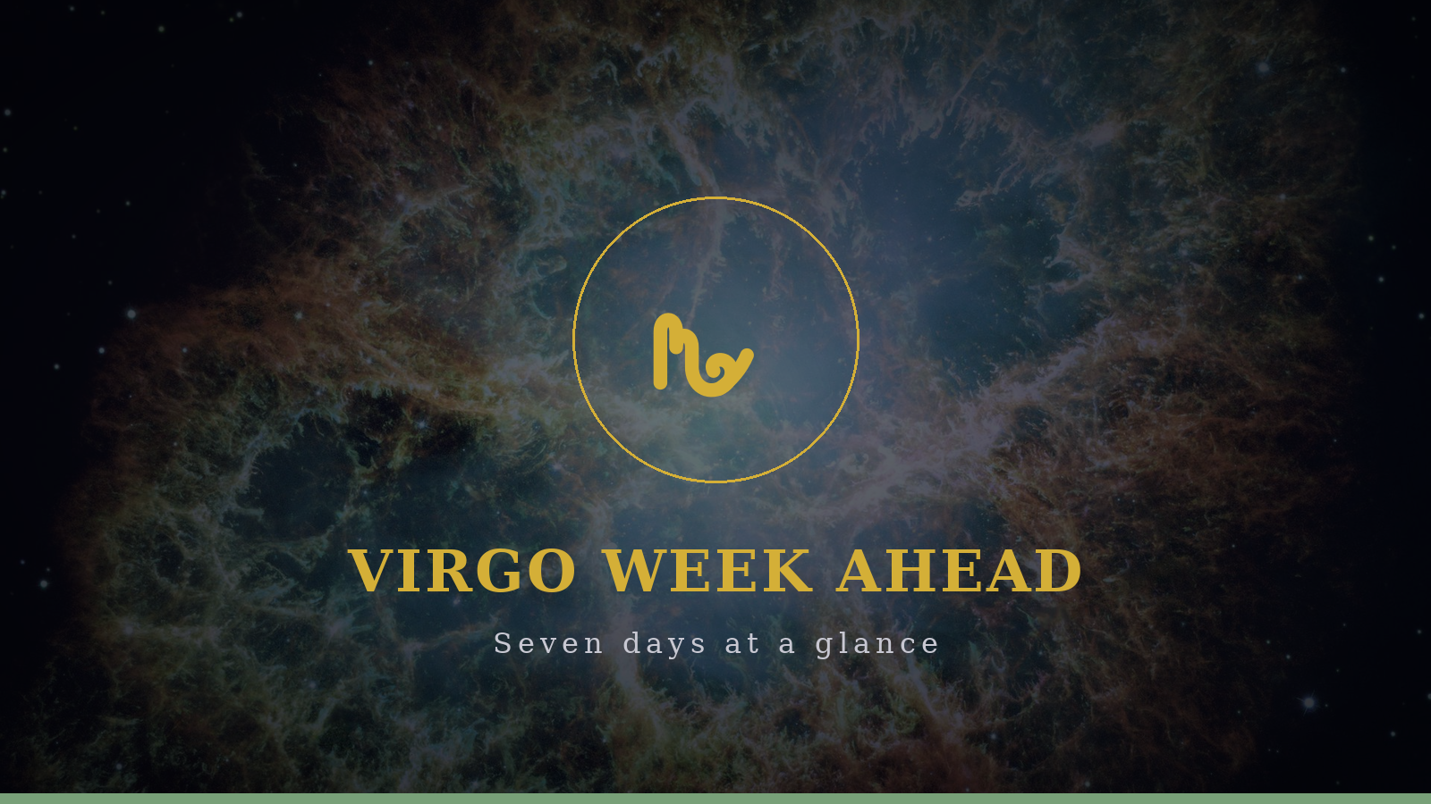 Virgo week ahead