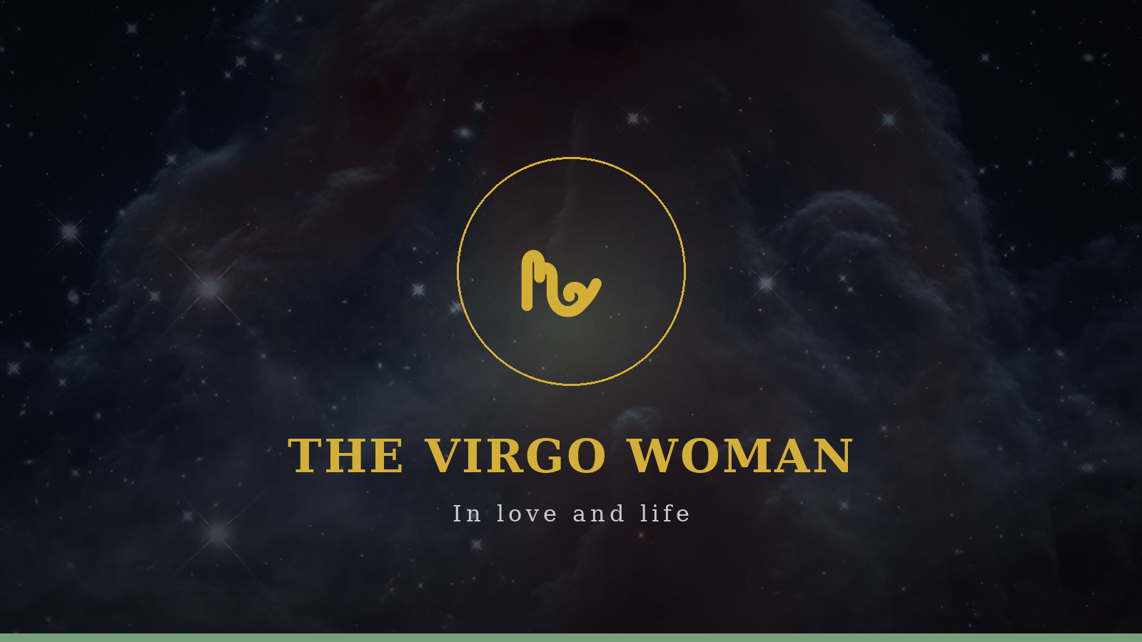 The Virgo woman